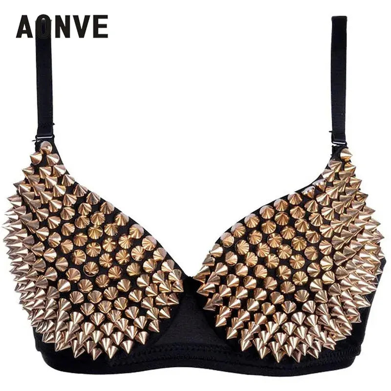 Spikes Gold Top