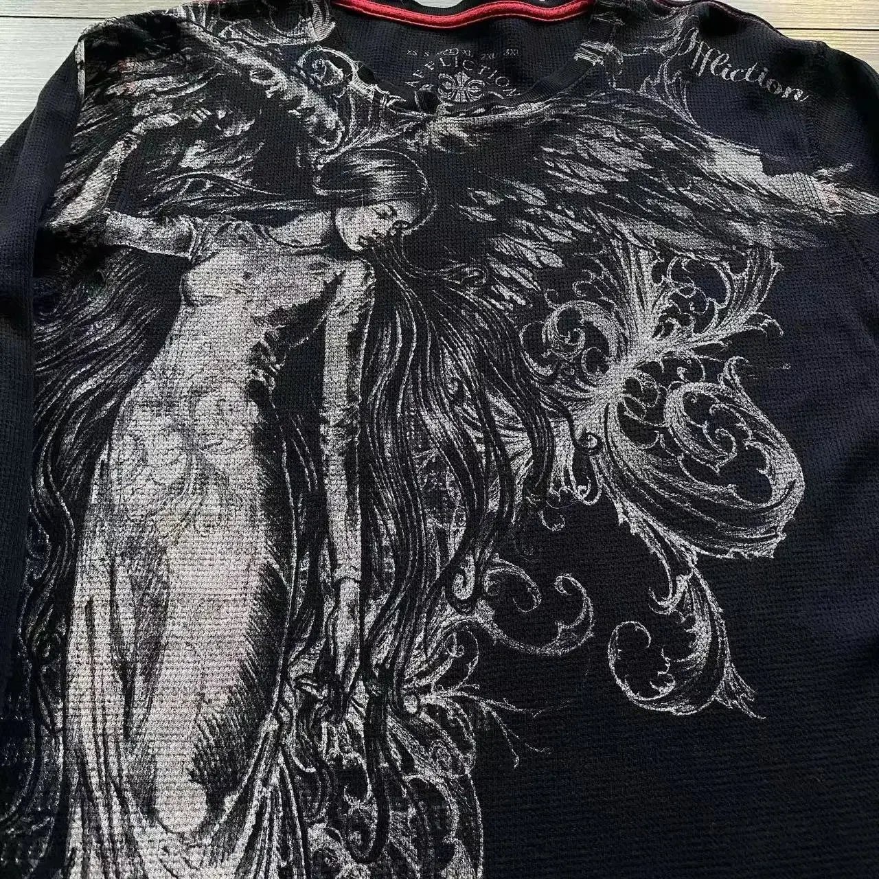 Y2K Affliction Long sleeved T shirt