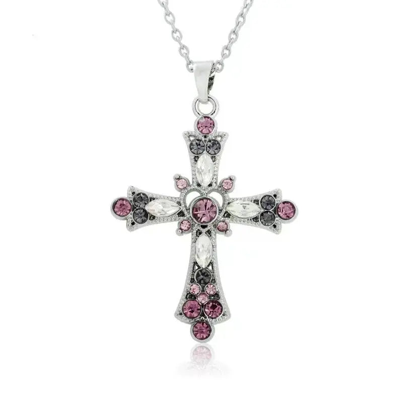 Gothic Big Zircon Chain Y2K