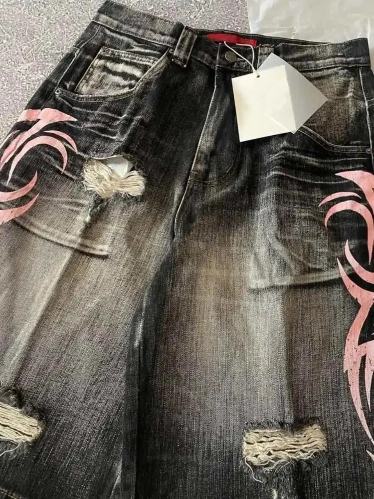 Shorts Pink Loose Y2K