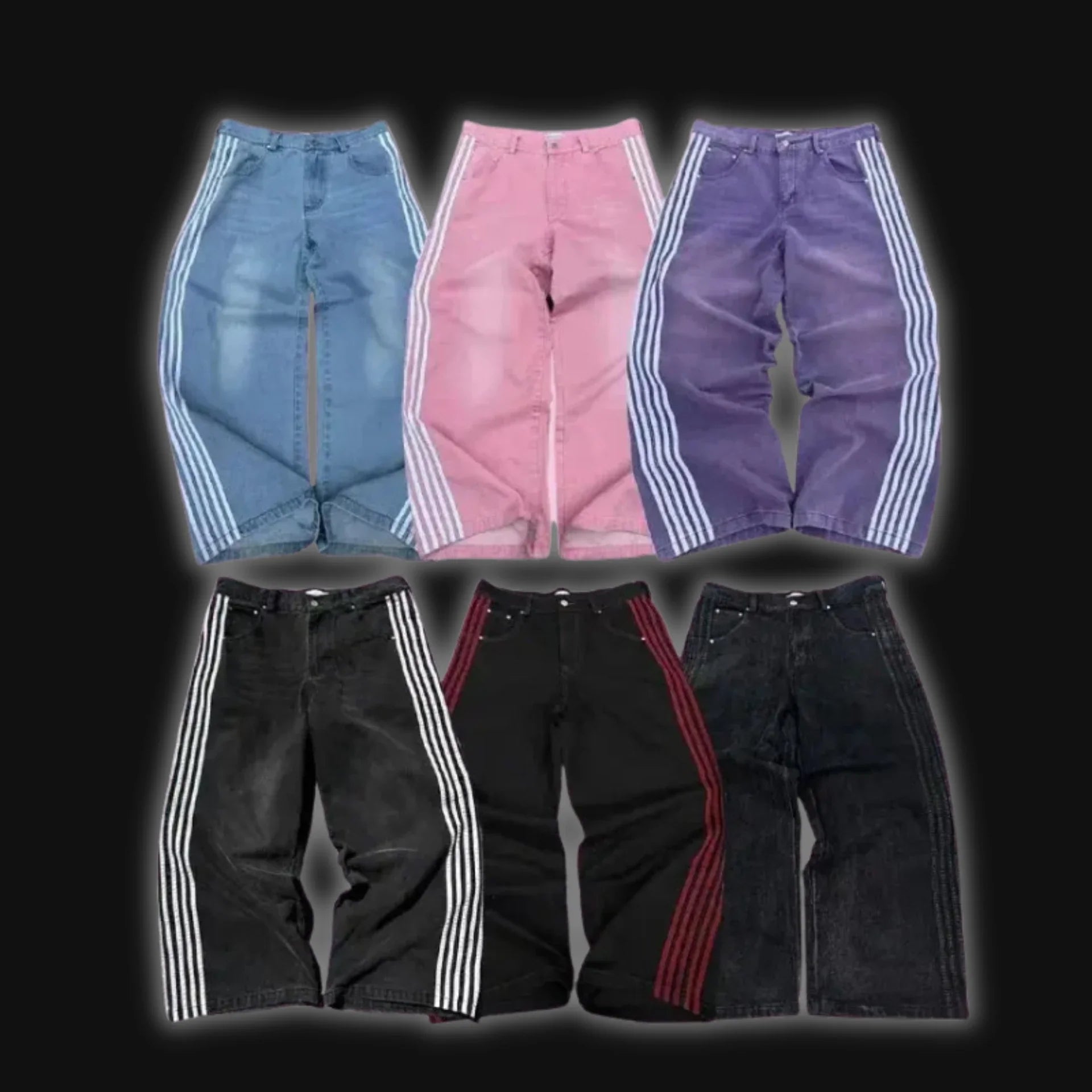Baggy Jeans Stripes