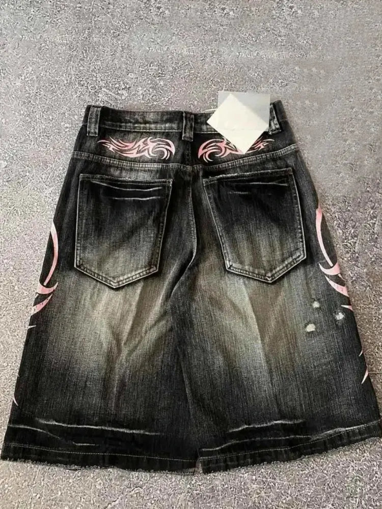 Shorts Pink Loose Y2K