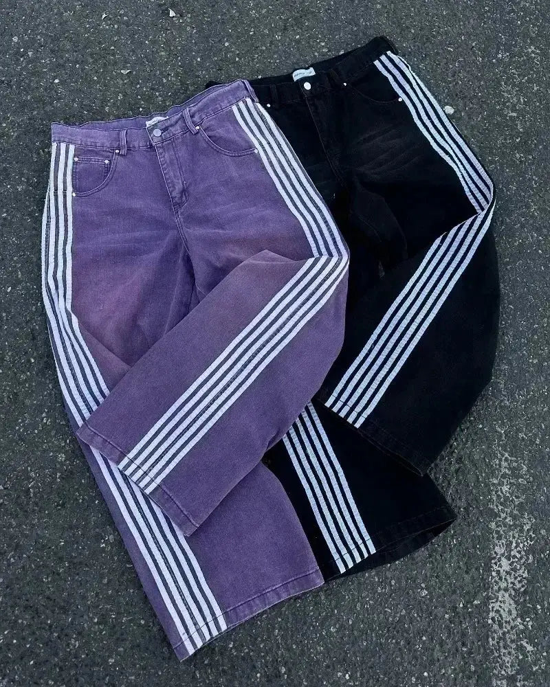 Baggy Jeans Stripes