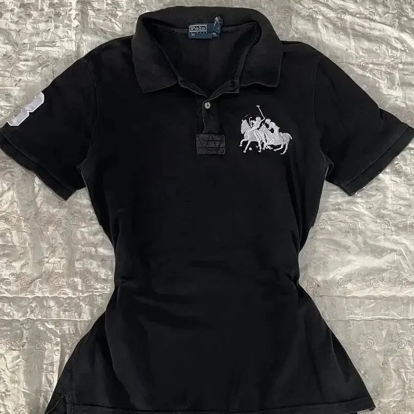 Trendy polo shirt women