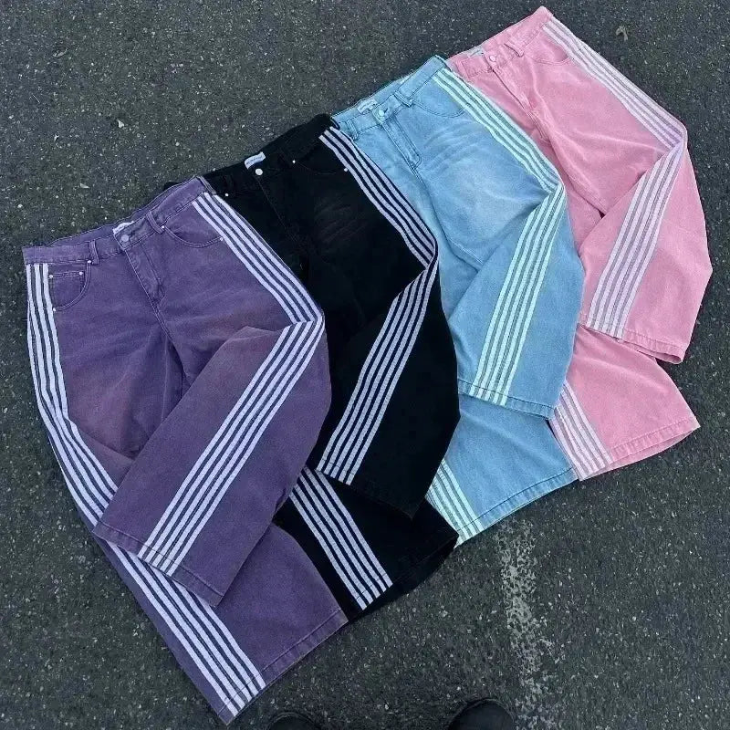 Baggy Jeans Stripes