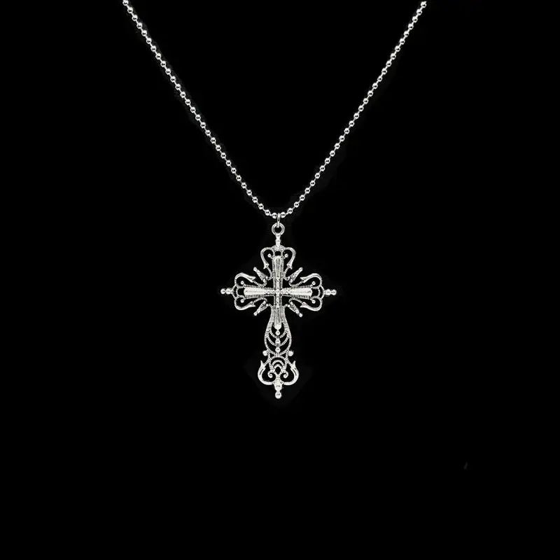 Gothic Big Zircon Chain Y2K