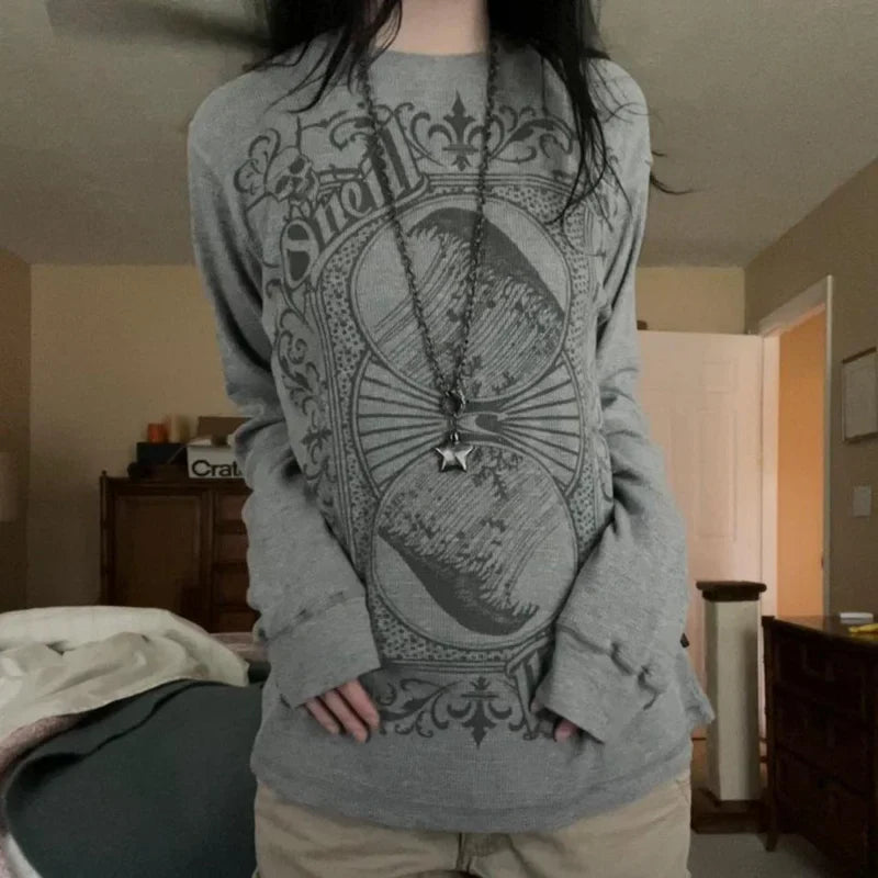 2000s Grunge Women Shirt