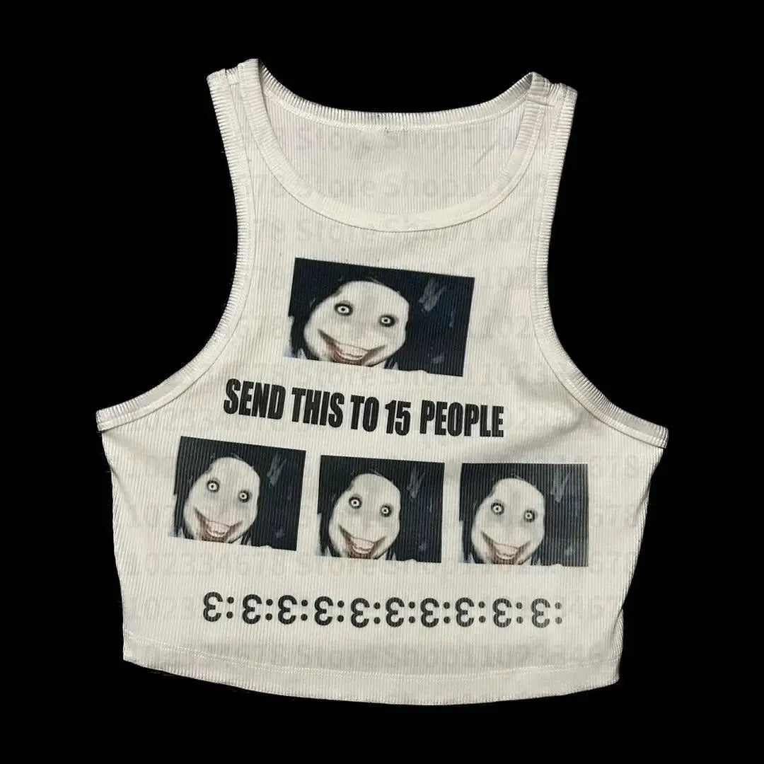 Gothic Fairycore Tank Top Y2K