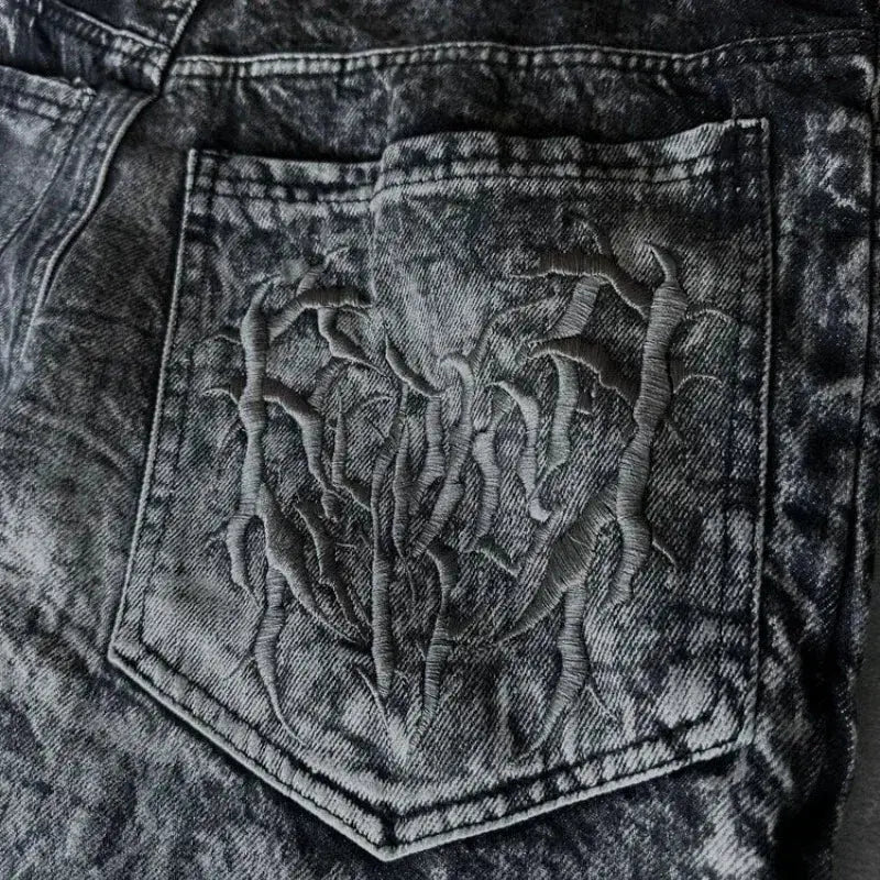Y2K Gothic Loose Jeans