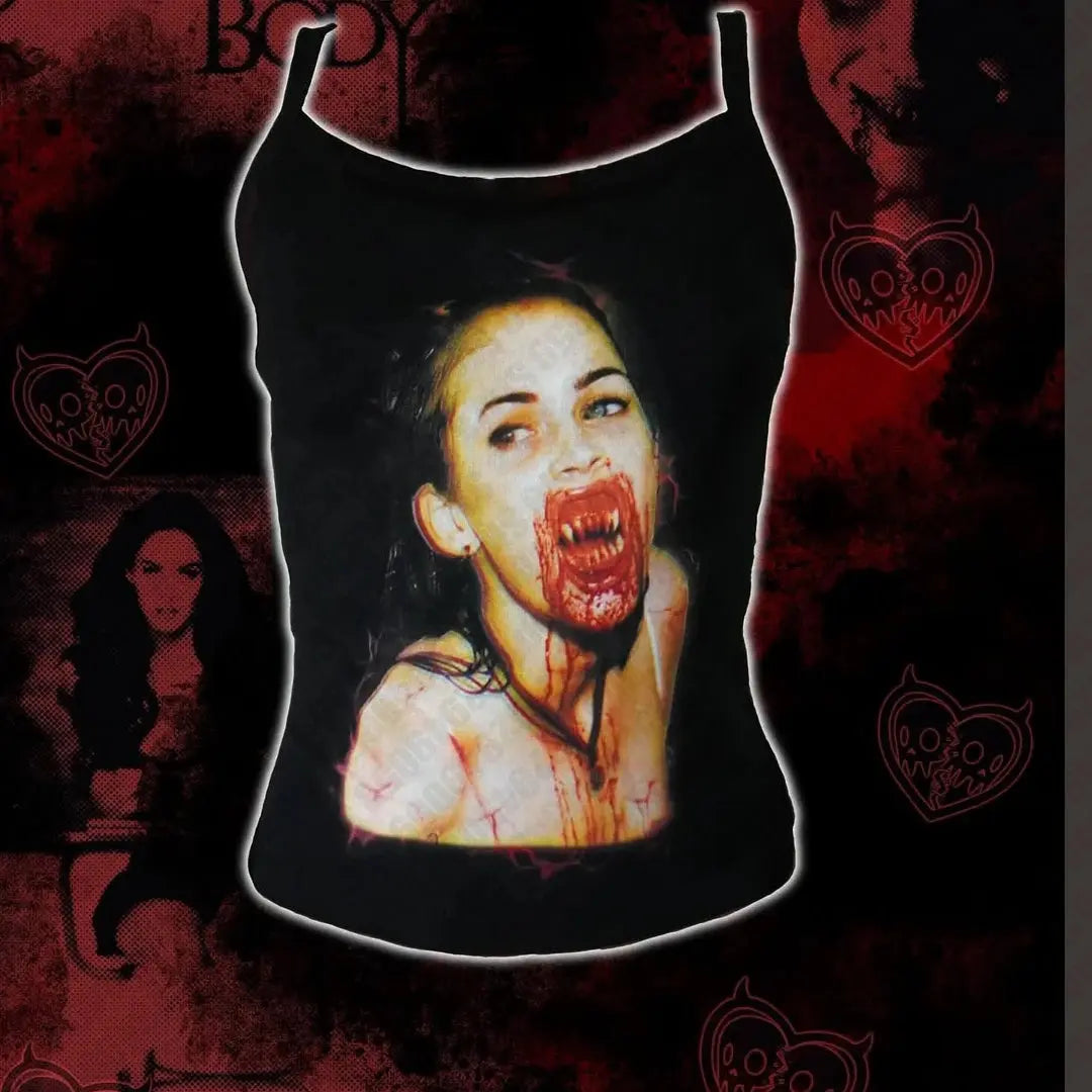 Gothic Crop Top Y2k
