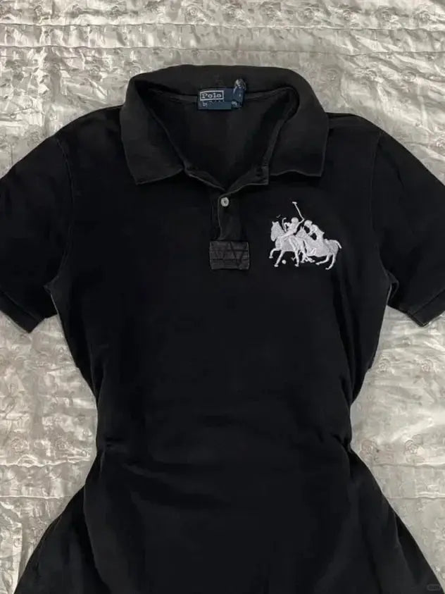 Trendy polo shirt women