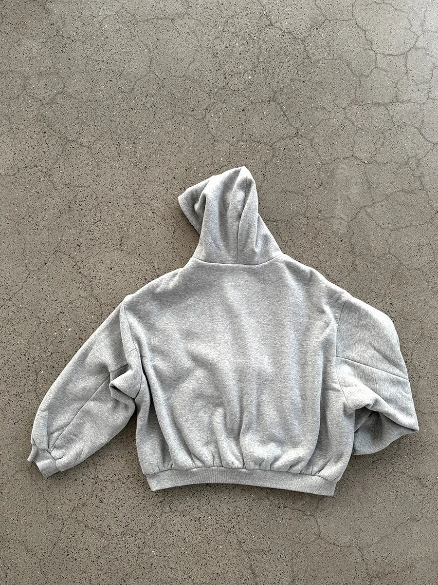 Double Side Hoodie Blue/Grey