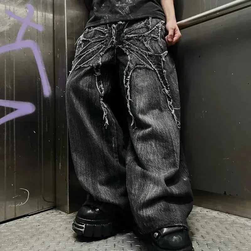 Y2K Gothic Loose Jeans