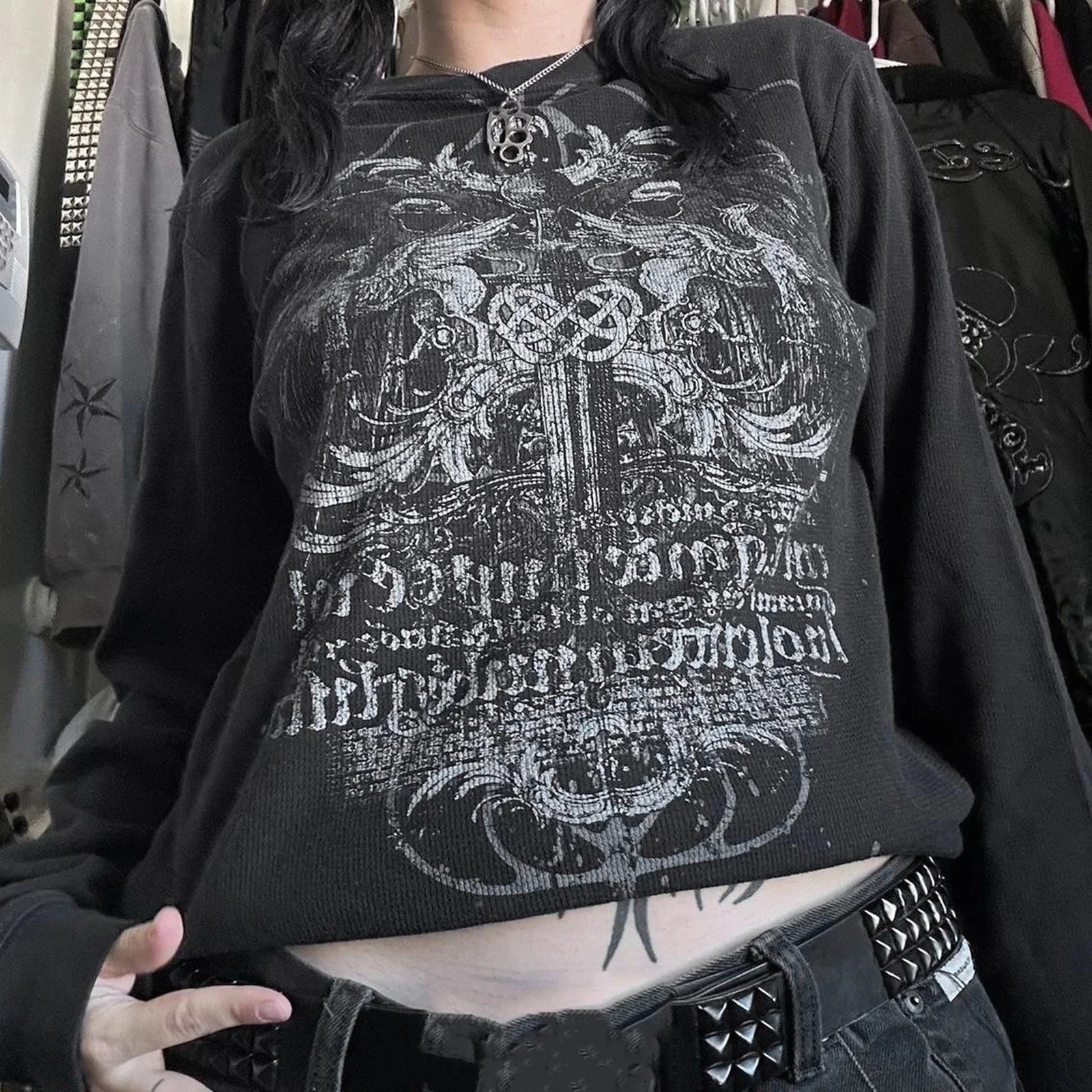 2000s Grunge Women Shirt