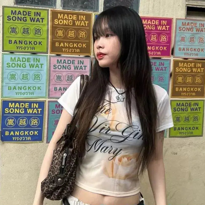Crop Top Y2k Japanese