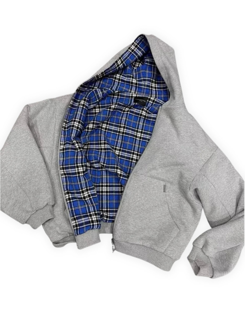 Double Side Hoodie Blue/Grey