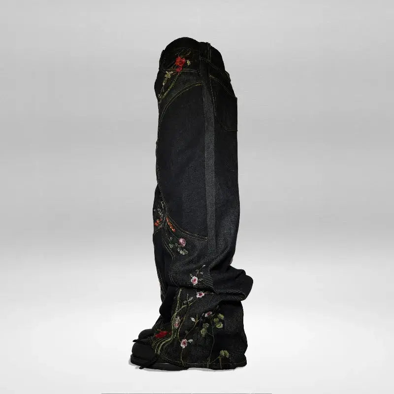 Y2K Blossom Baggy Jeans