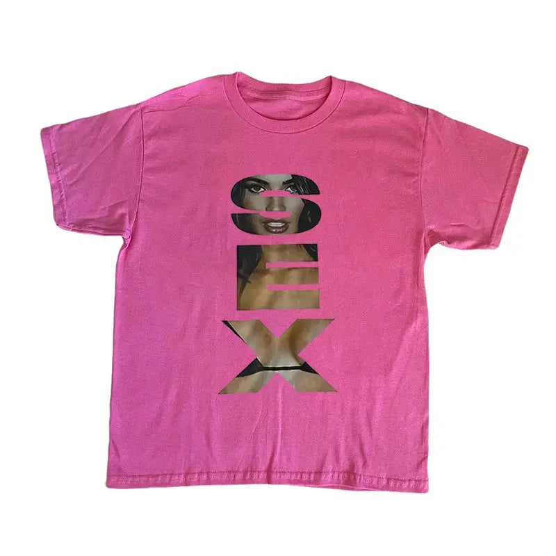 SEX T-shirt Y2K
