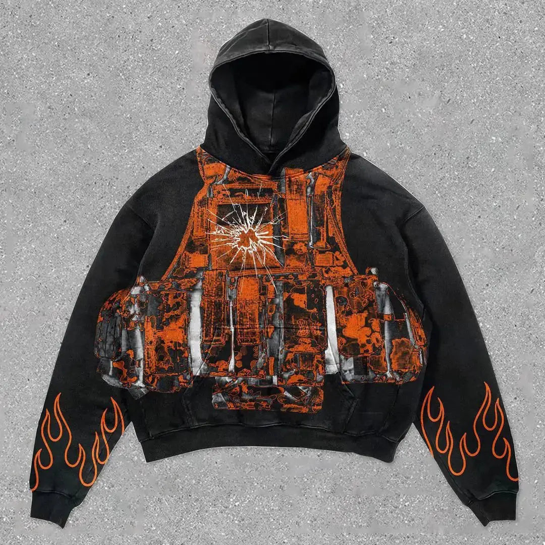 bulletproof vest hoodies women y2k