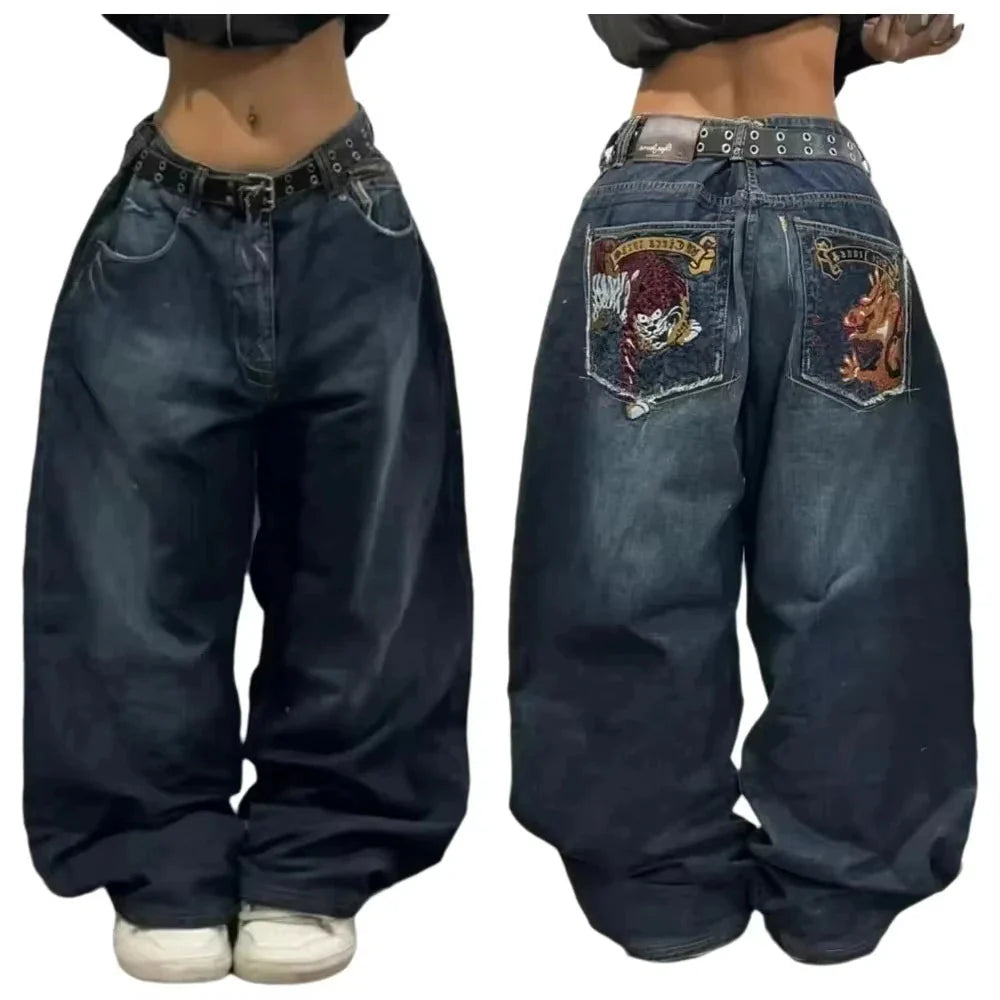 Y2K Washed Jeans Loose (10 kolorystyk)