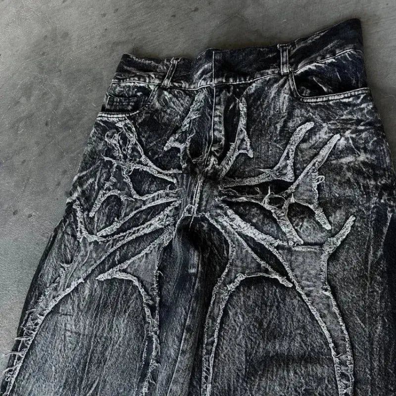 Y2K Gothic Loose Jeans