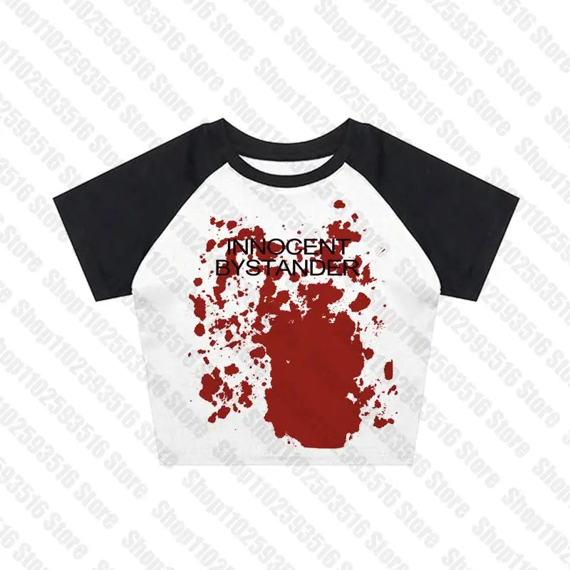 Blood text top