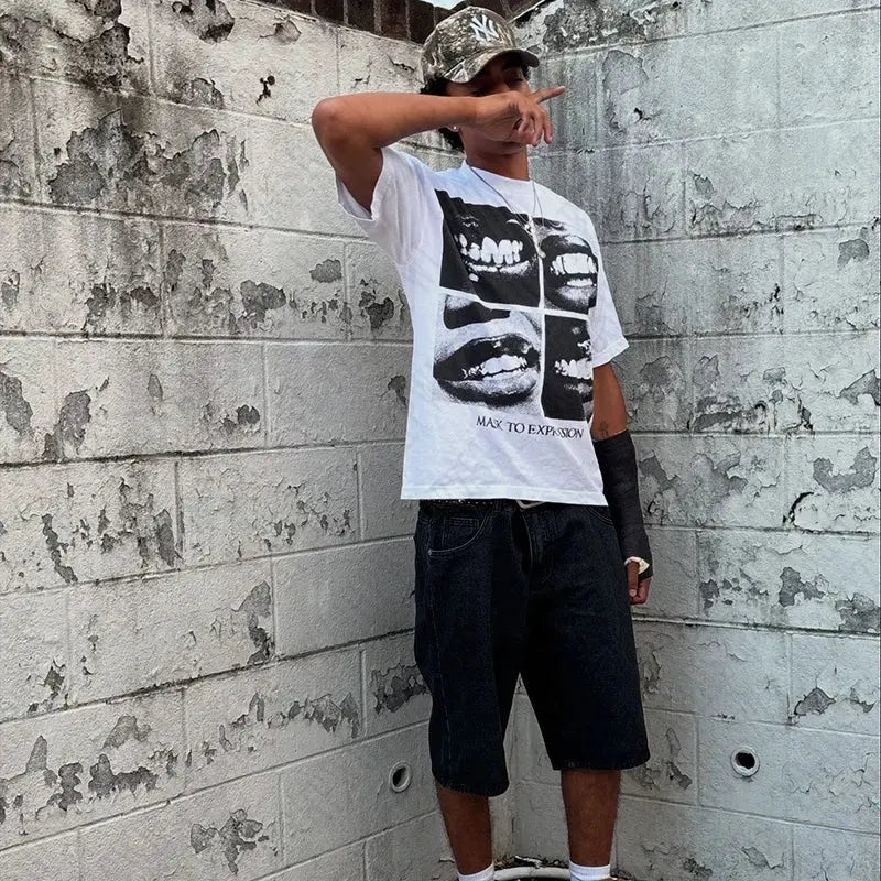 Y2k T-shirt Graphic Print Hip Hop