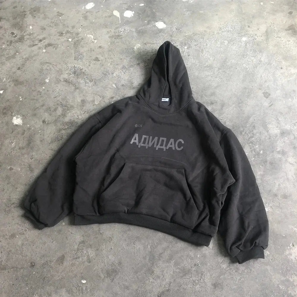 Фак Адидас YE Hoodie