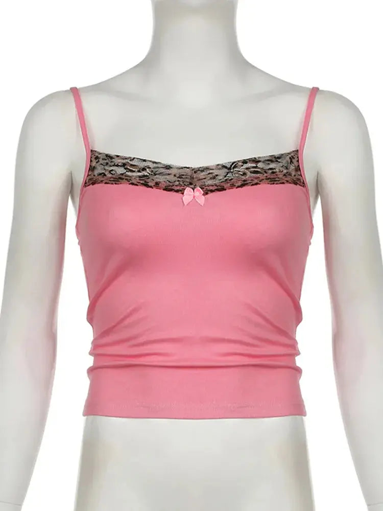 Vintage Leopard Crop Top