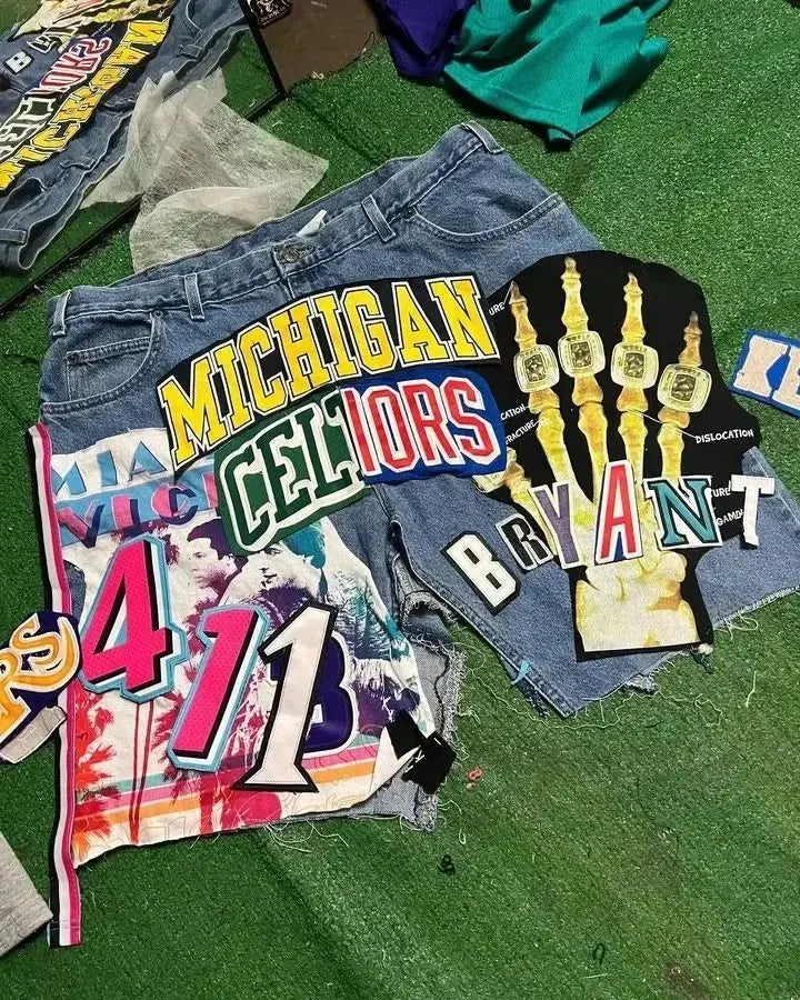 Streetwear Japanese Denim Shorts Y2K