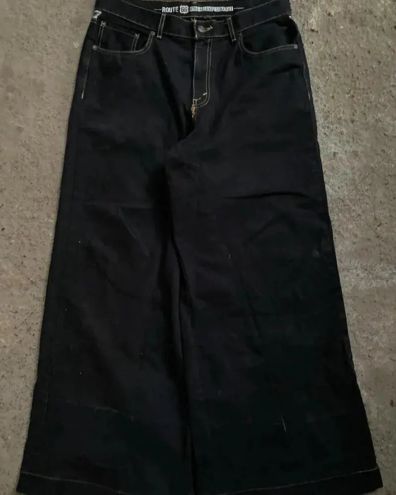 Angel Wings Casual Loose Jeans
