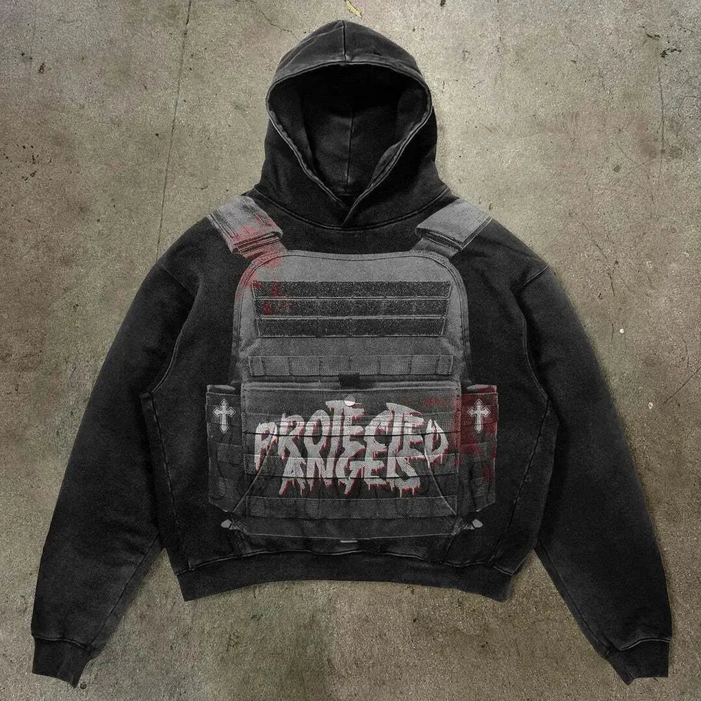 bulletproof vest hoodies women y2k