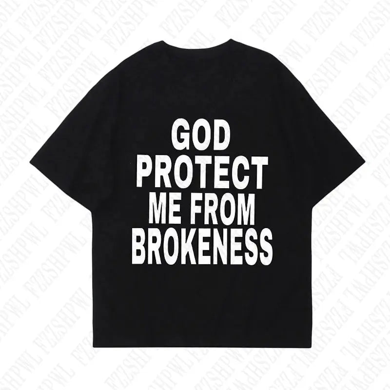 "GOD PROTECT" T-shirt Opium