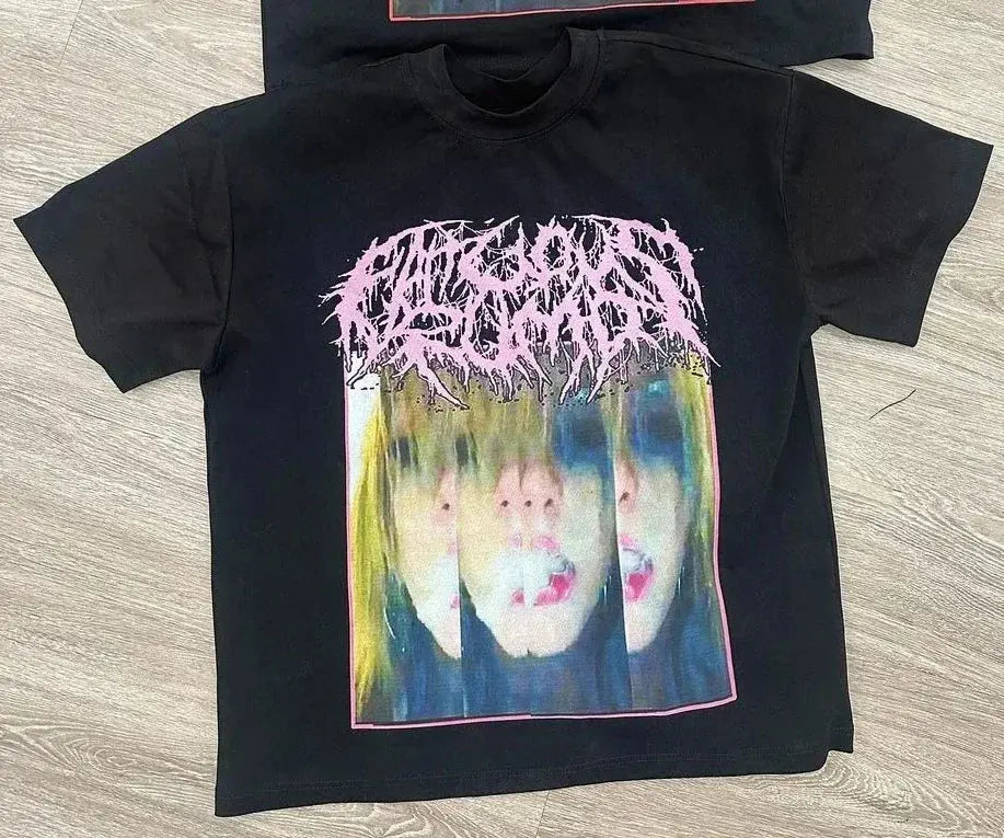 T-Shirt Goth Style Y2K
