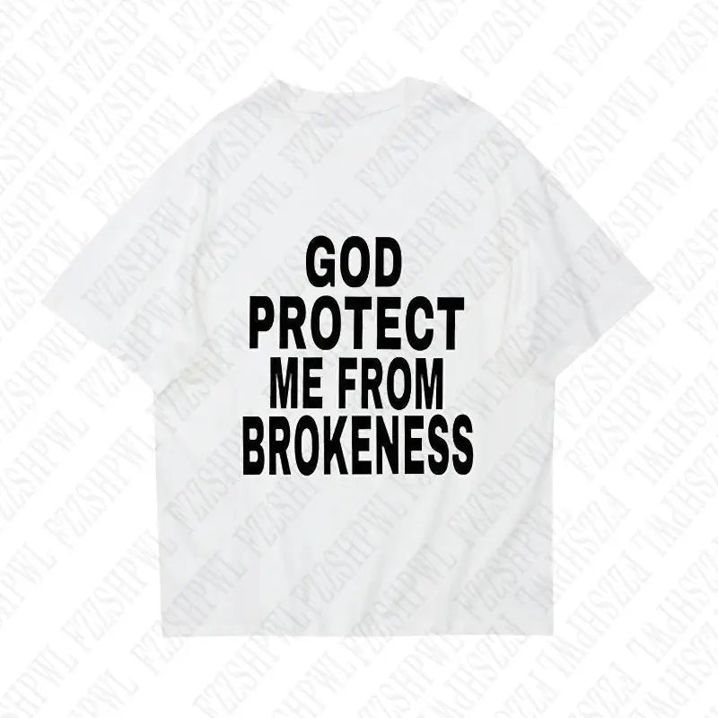 "GOD PROTECT" T-shirt Opium