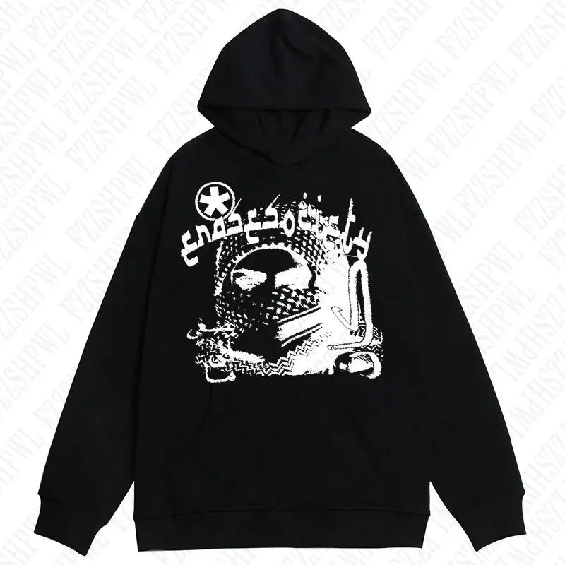 Arabic Y2K Hoodie