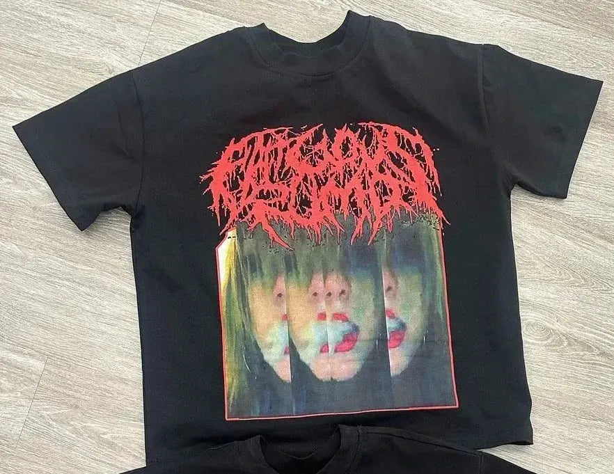 T-Shirt Goth Style Y2K