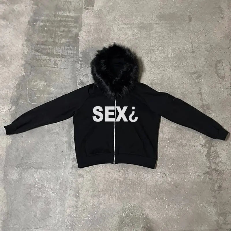 SEX¿  Zip up Hoodie