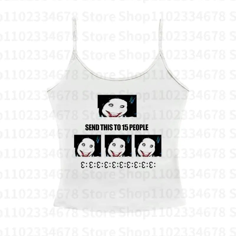 Gothic Fairycore Tank Top Y2K