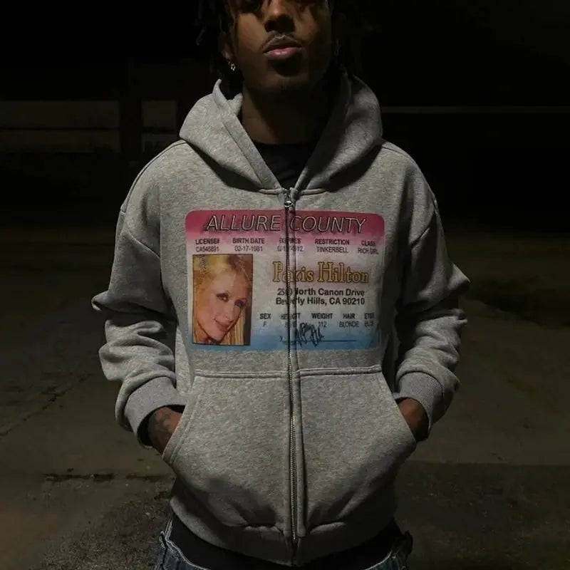 Paris ID ZIP HOODIE
