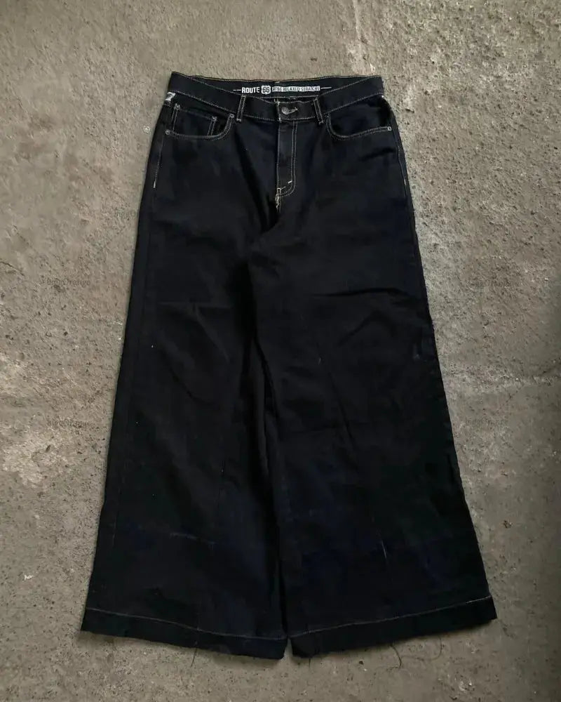 Angel Wings Casual Loose Jeans