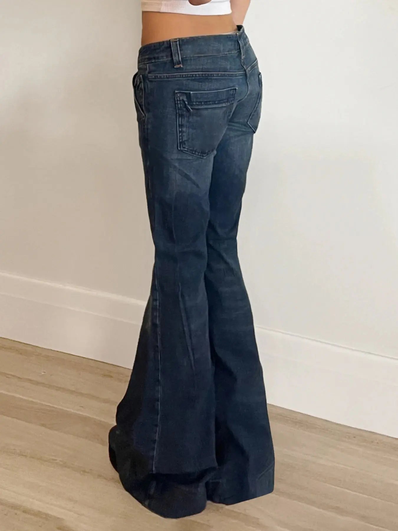 Rockmore Vintage Low Rise Flare Jeans
