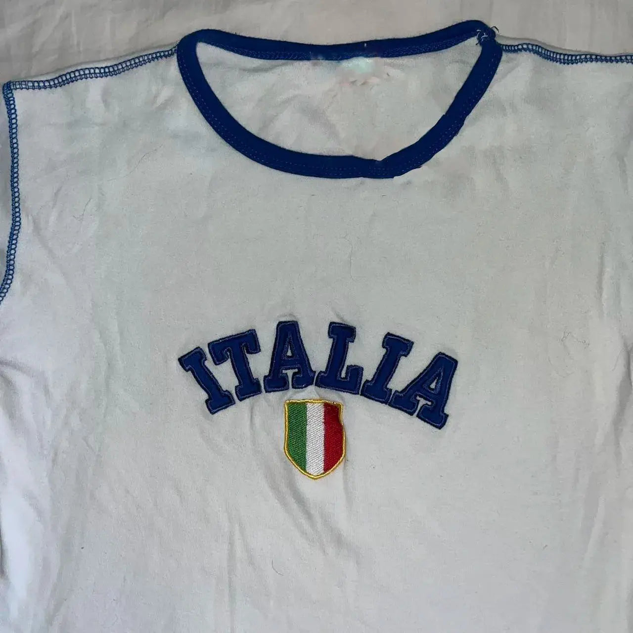 ITALIA Crop Top Y2k