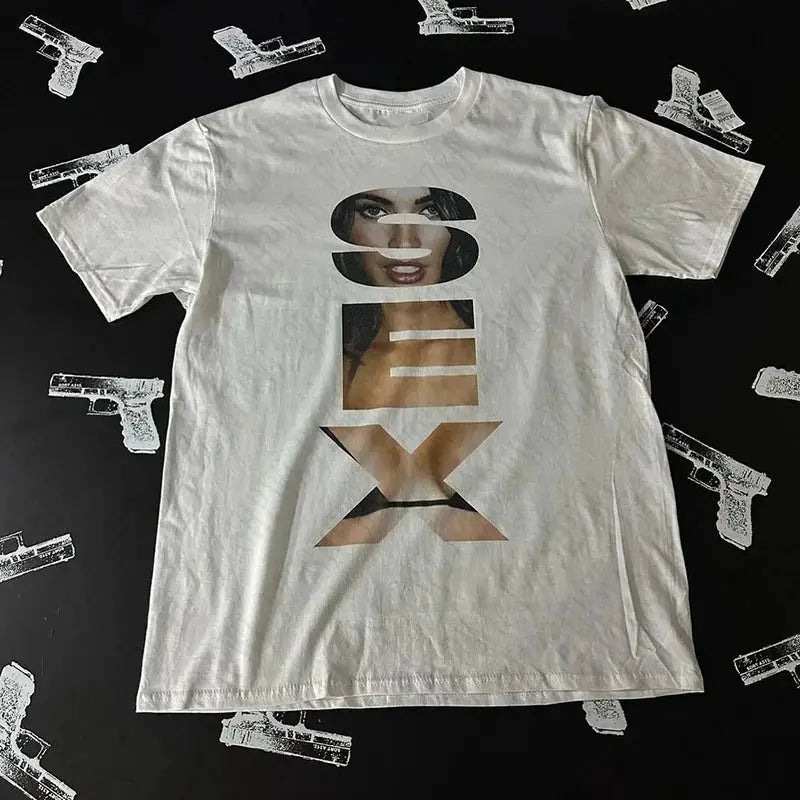 SEX T-shirt Y2K