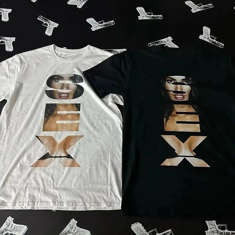 SEX T-shirt Y2K