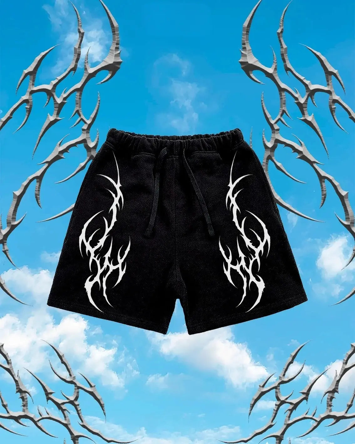 Tribal Y2K Shorts
