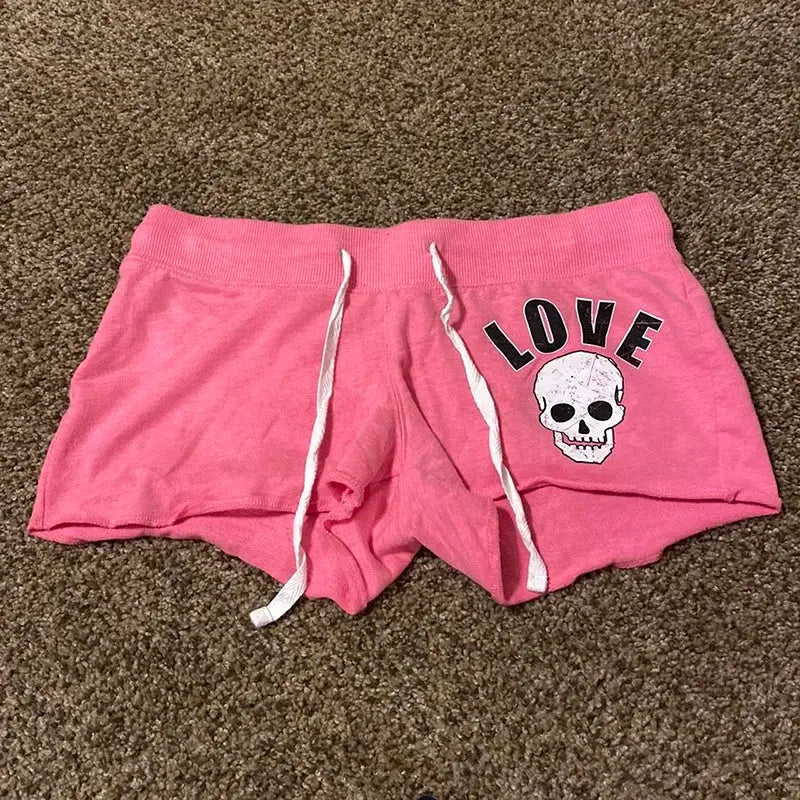 Y2K Shorts  Leopard Print Women