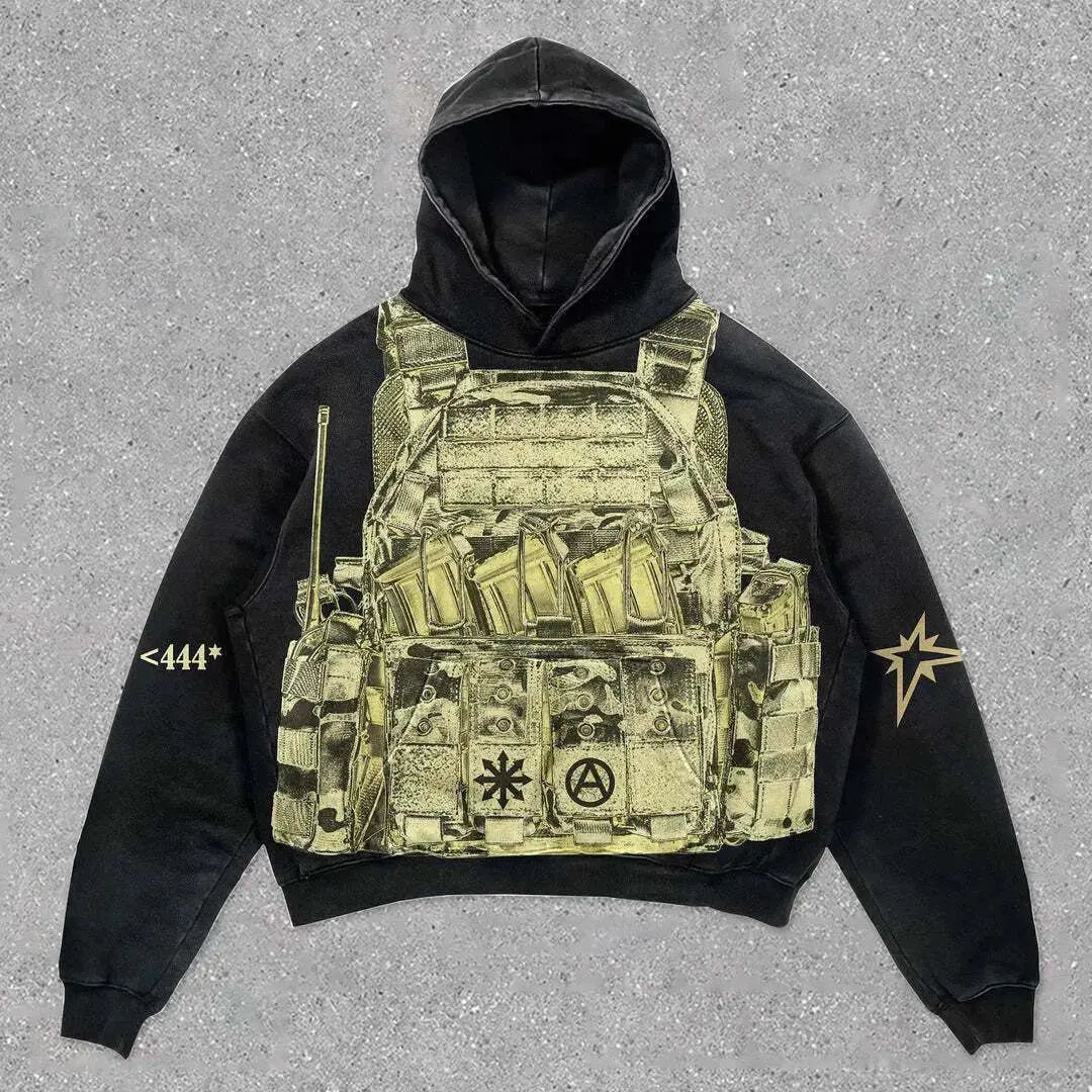 bulletproof vest hoodies women y2k