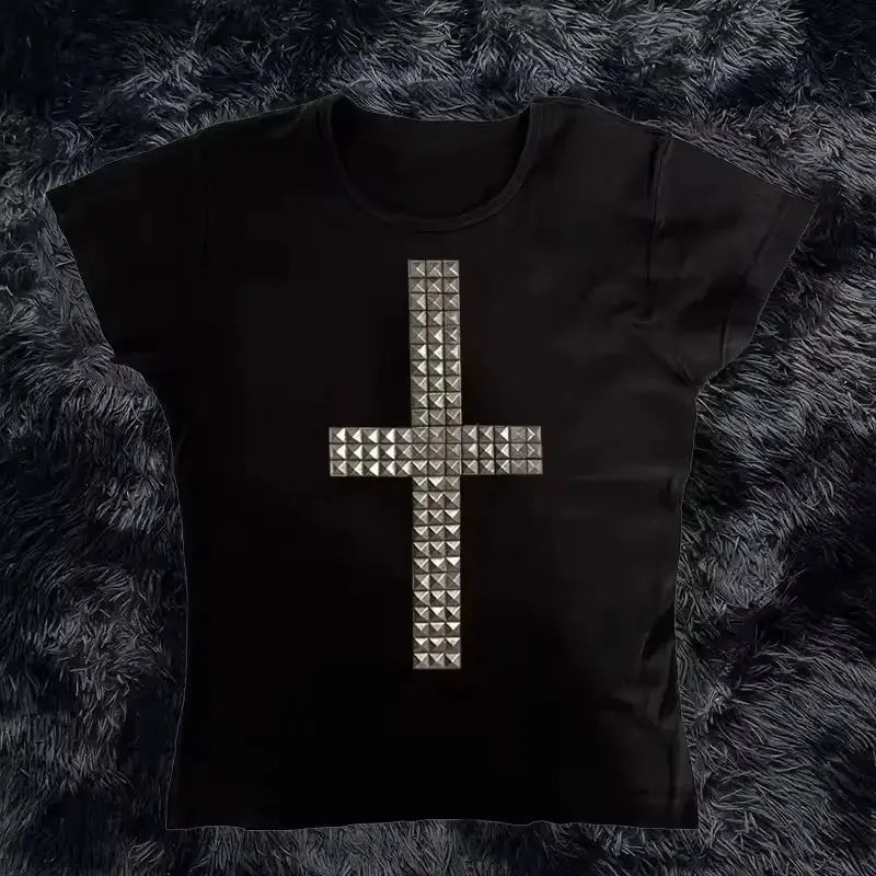 Y2k Crop Top Graphic