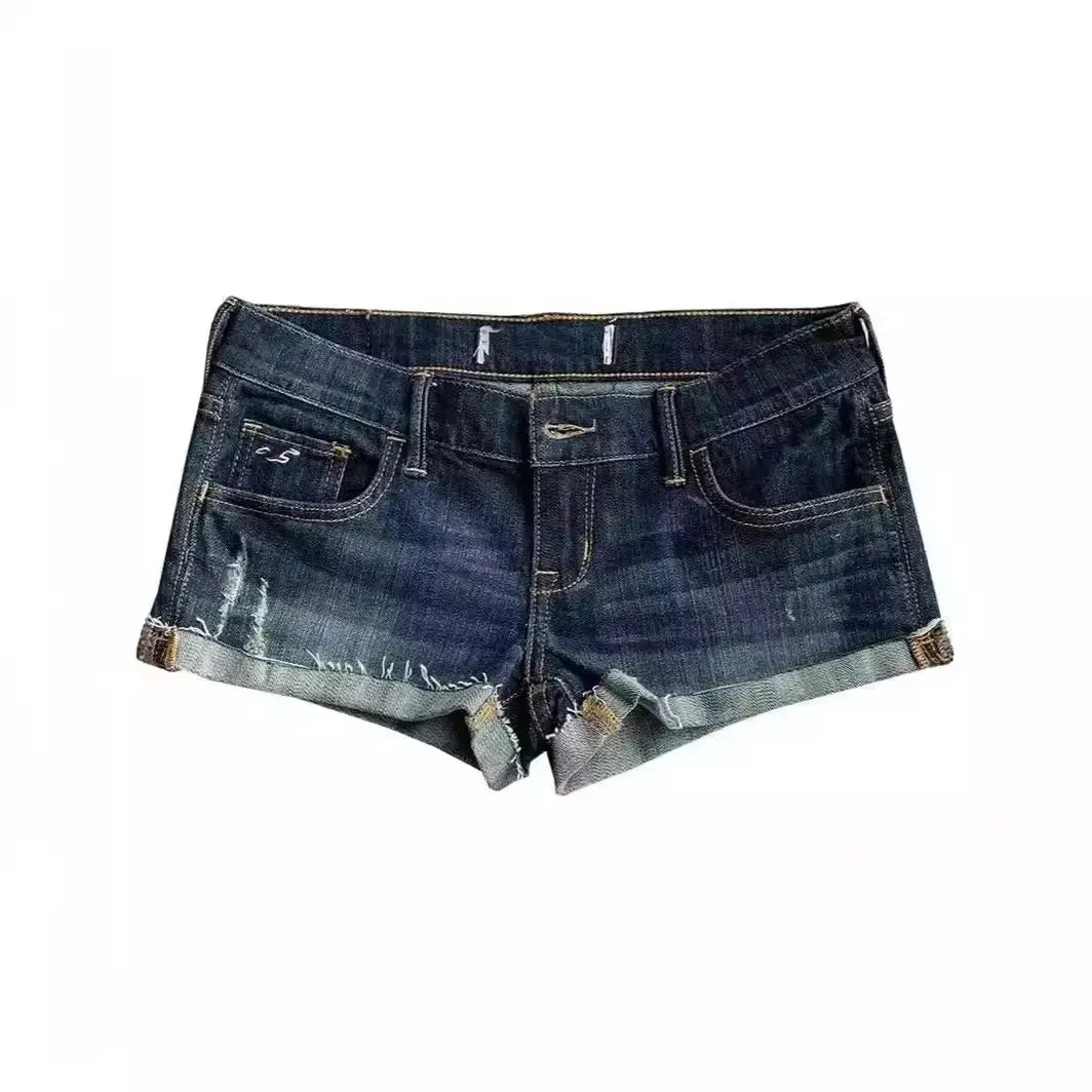 Sexy Denim Shorts Low Waist